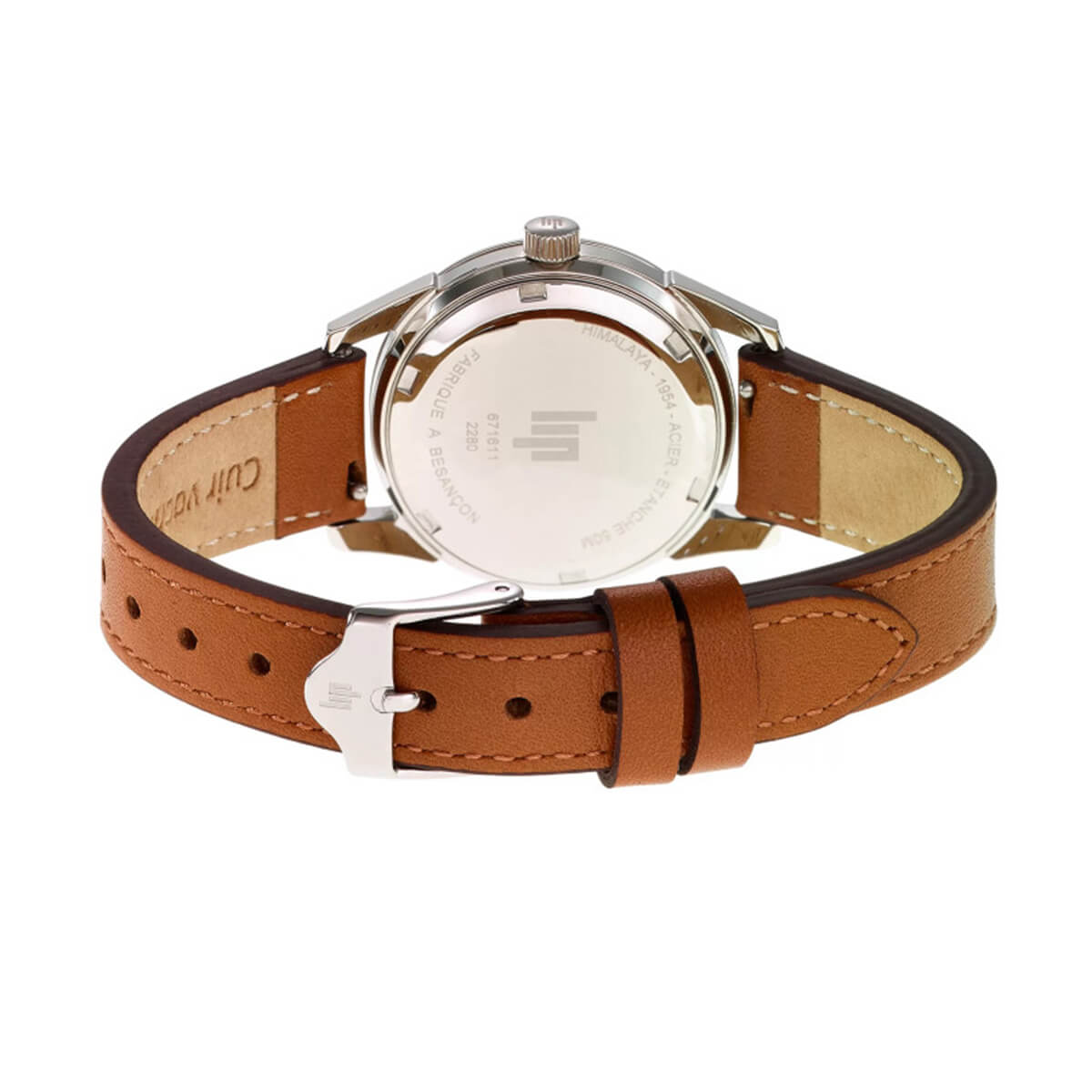 ヒマラヤ クラシック 29mm ホワイトダイヤル ブラウンレザーストラップ