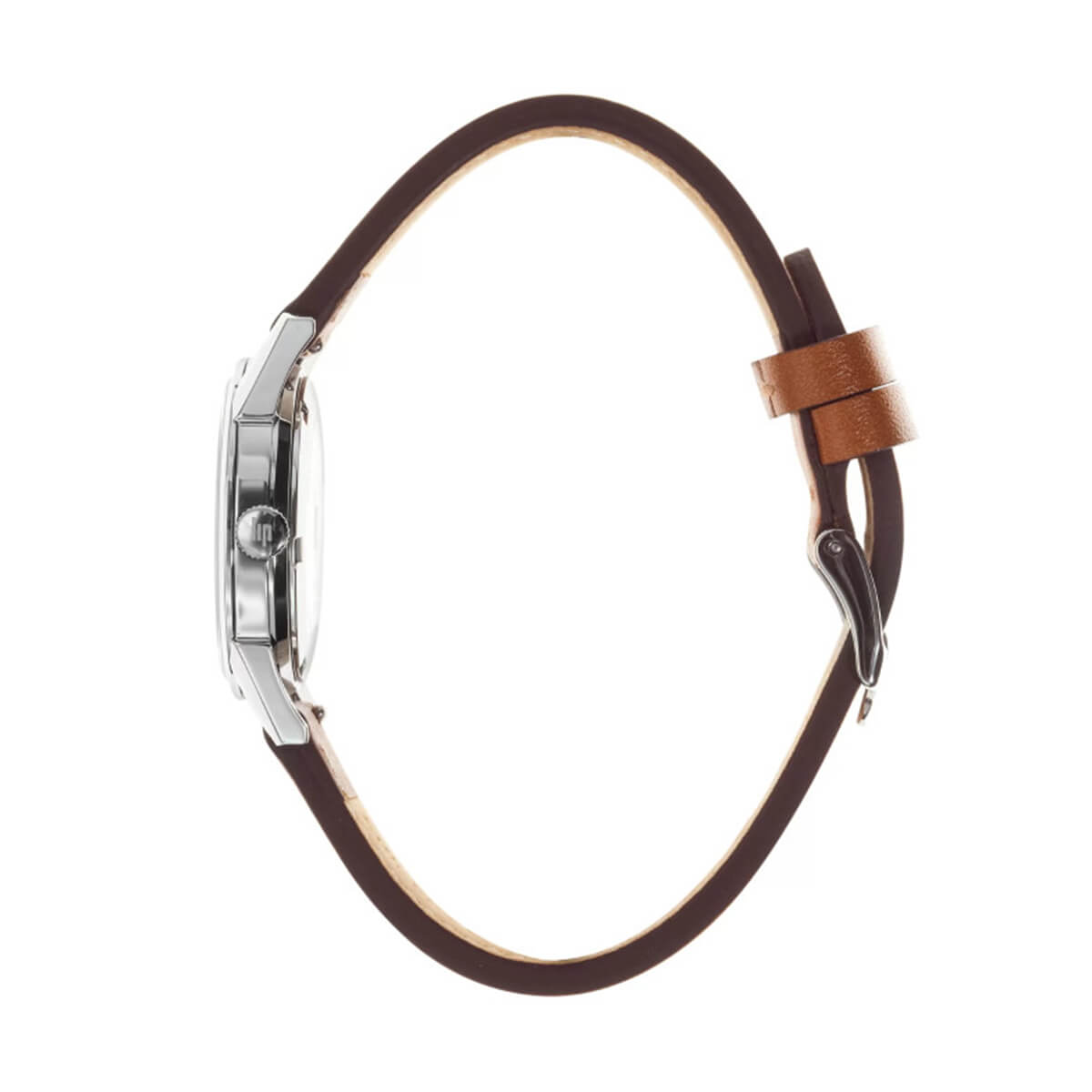 ヒマラヤ クラシック 29mm ホワイトダイヤル ブラウンレザーストラップ
