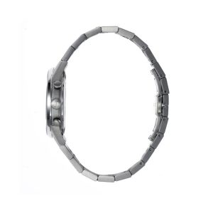 ヒマラヤ クロノグラフ 40mm シルバー ブラックダイヤル ステンレススチール ブレスレット